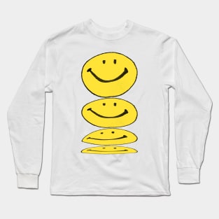 Acid House Melty Face Long Sleeve T-Shirt